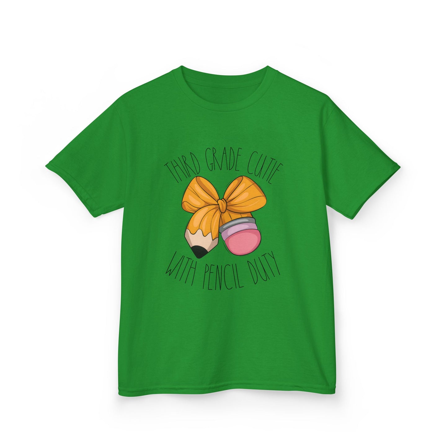 Cutie with Pencil Duty Shirt – Kids Back to School Tee