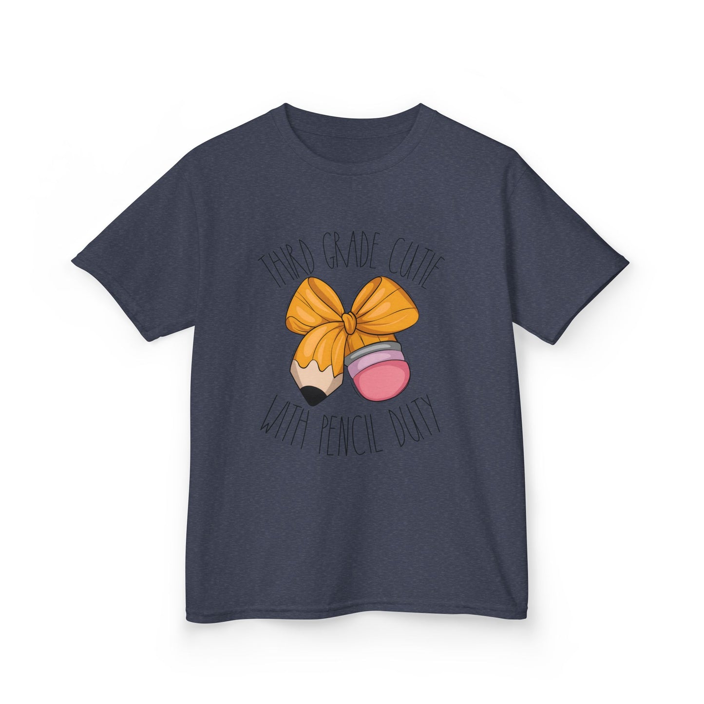 Cutie with Pencil Duty Shirt – Kids Back to School Tee